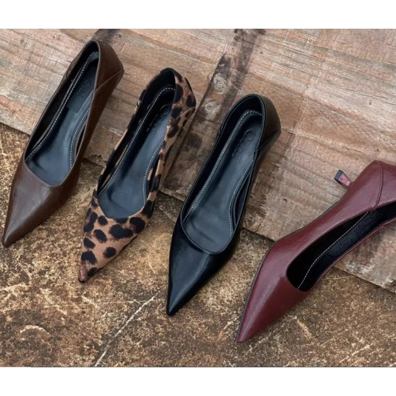Womens Heels - รองเท้าส้นสูงผู้หญิงสุดเซ็กซี่ ปี 2026 สีเบอร์กันดี สีนู้ด รองเท้าส้นเข็มแบบสตริปเปอร์