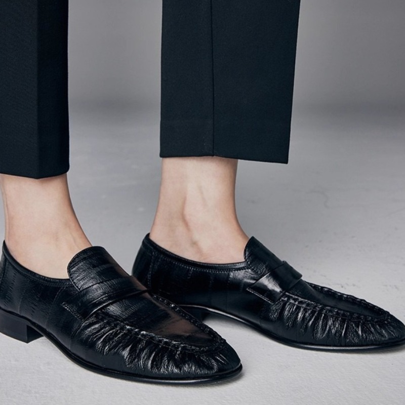 Womens Heels - รองเท้าผู้หญิงหรูหรา รองเท้าหนังแท้ทำมือใหม่สำหรับผู้หญิง รองเท้าลำลองสไตล์อังกฤษสุดหรู รองเท้าดีไซเนอร์ Zapatos Mujer