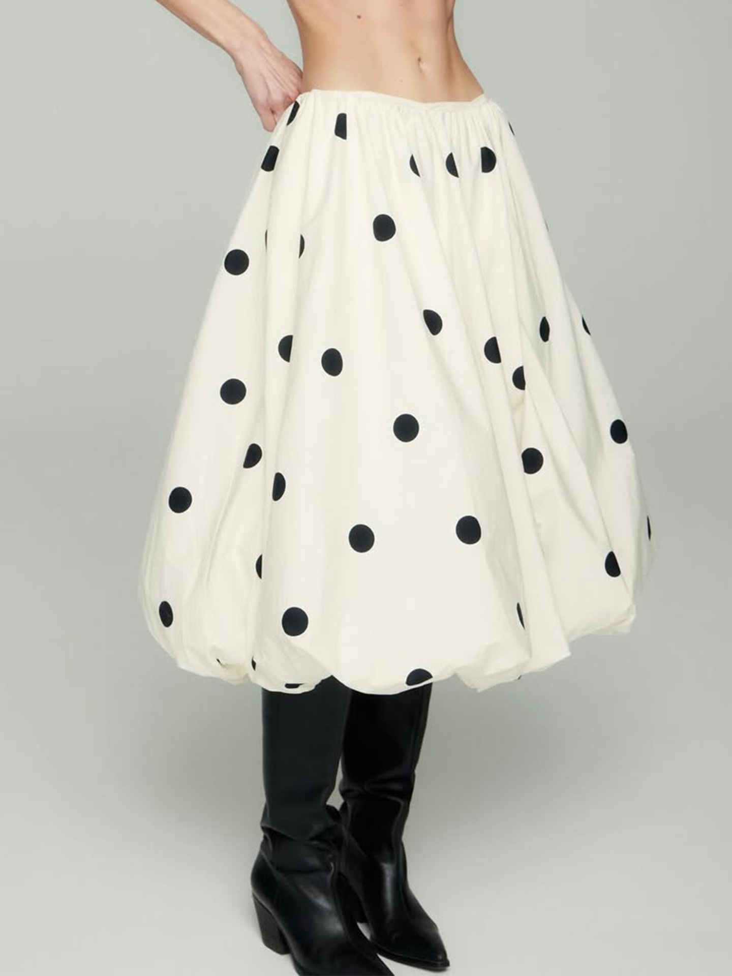 ชุดเดรสลายจุด 2 ชิ้นสำหรับผู้ห - Midi Dress บทวิจารณ์และราคา