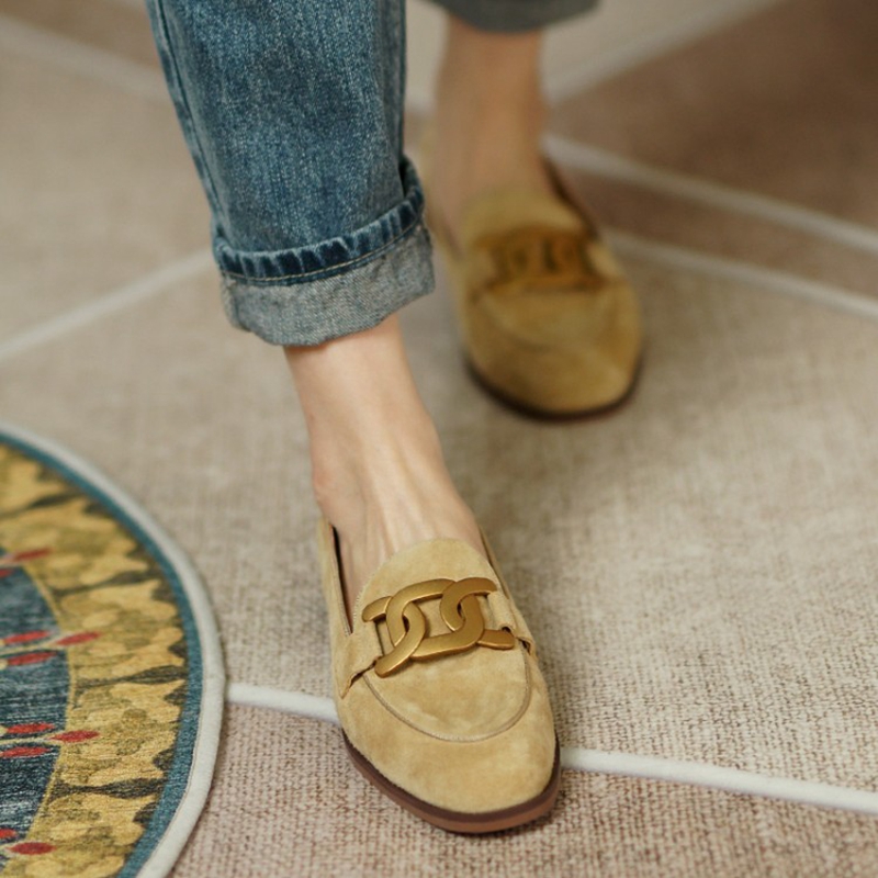 หนังนิ่มหนังผู้หญิง Loafers ฤด - Womens Heels บทวิจารณ์และราคา