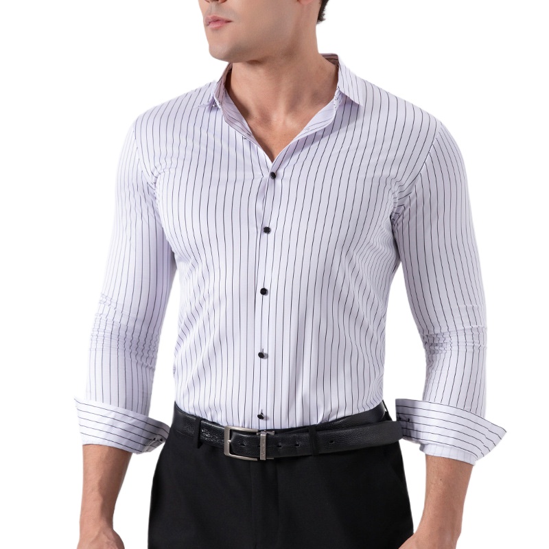 เสื้อเชิ้ตผู้ชายลายทางสไตล์เรโ - Formal Dress บทวิจารณ์และราคา