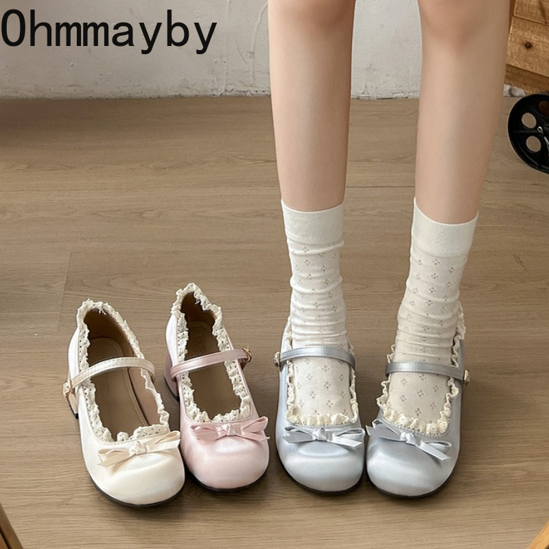 รองเท้าส้นเตี้ยแบบผูกโบว์ลายลู - Midi Dress บทวิจารณ์และราคา