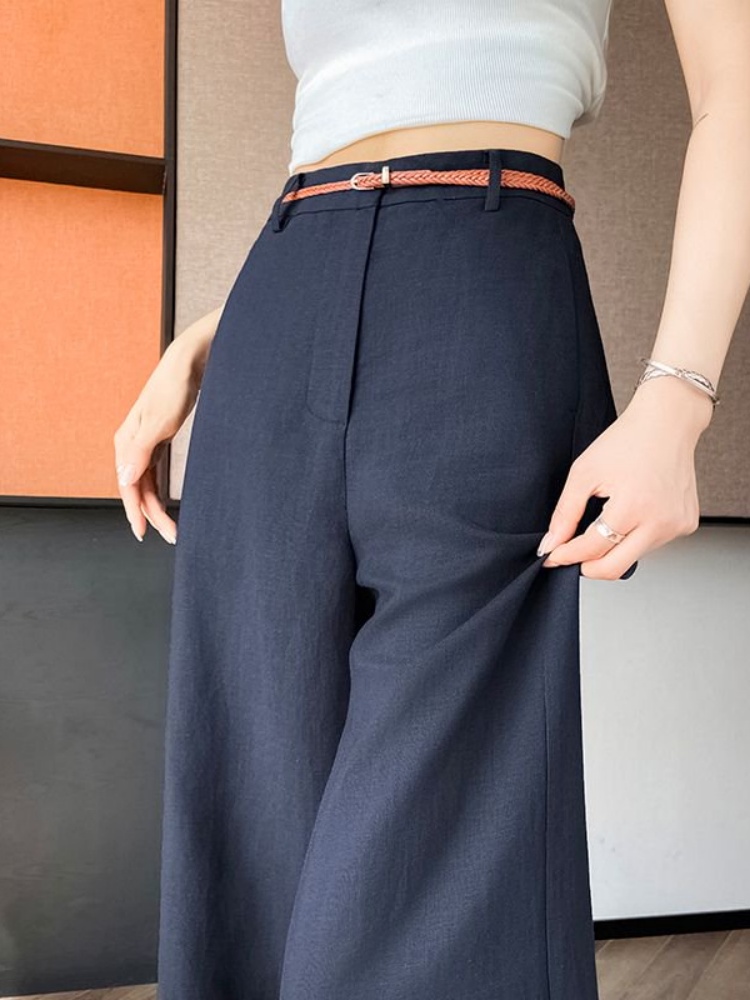 กางเกงขายาวทรงขากว้างเอวสูงผ้า - Tailored Trouser Wide บทวิจารณ์และราคา