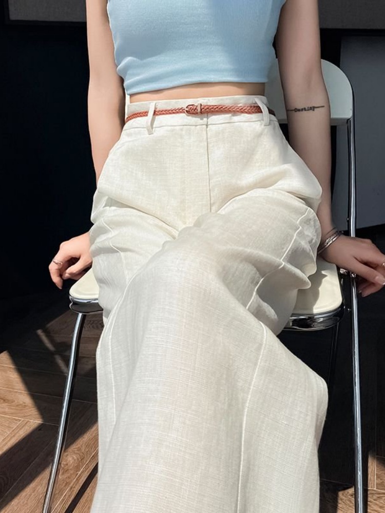 กางเกงขายาวทรงขากว้างเอวสูงผ้า - Tailored Trouser Wide บทวิจารณ์และราคา