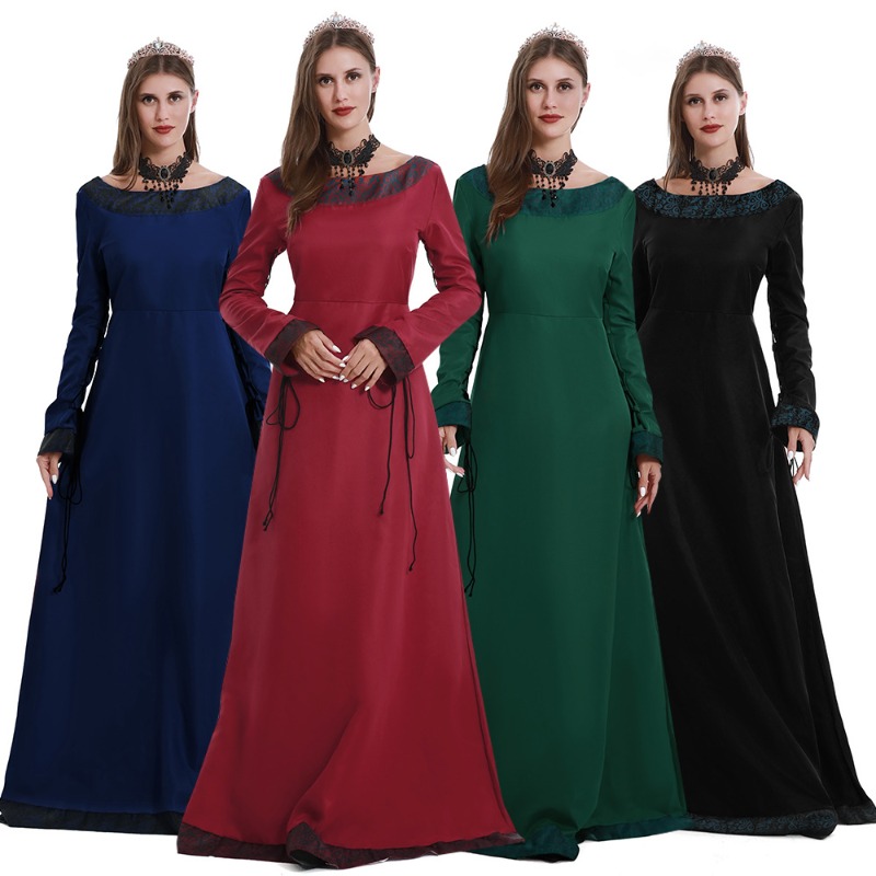 ชุดเดรสยาวสไตล์ยุคกลางสำหรับผู - Lace Dress บทวิจารณ์และราคา