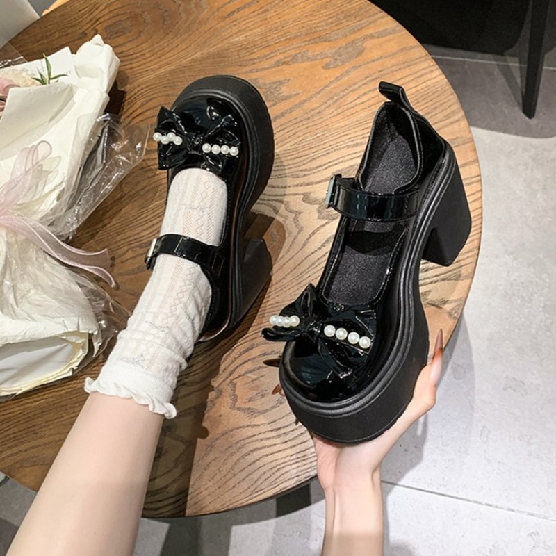 รองเท้าโลลิต้าสีดำ ปี 2026 รอง - Womens Heels บทวิจารณ์และราคา