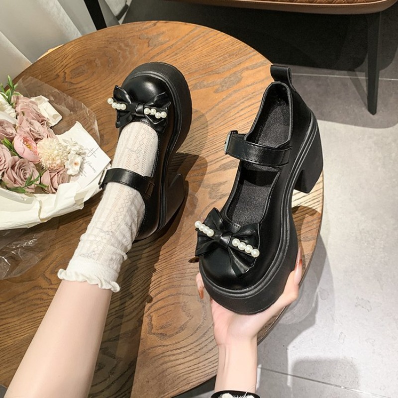 รองเท้าโลลิต้าสีดำ ปี 2026 รอง - Womens Heels บทวิจารณ์และราคา