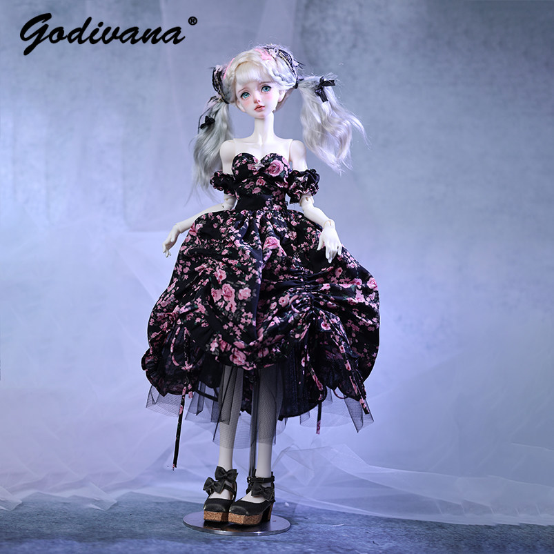 ชุดเดรสตุ๊กตา BJD ขนาด 1/4 สีด - Midi Dress บทวิจารณ์และราคา