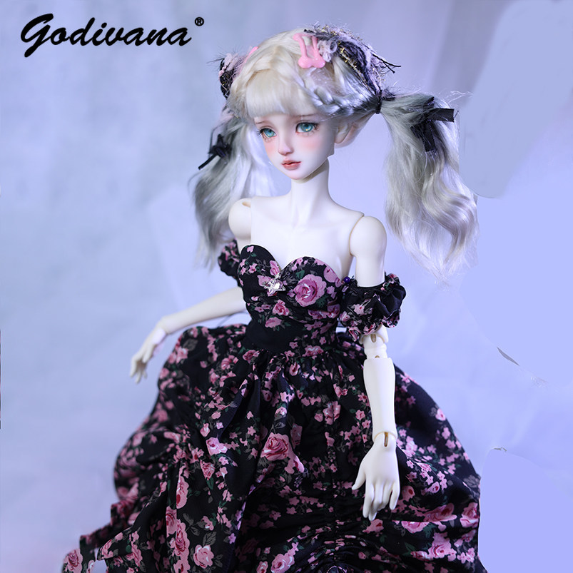 ชุดเดรสตุ๊กตา BJD ขนาด 1/4 สีด - Midi Dress บทวิจารณ์และราคา