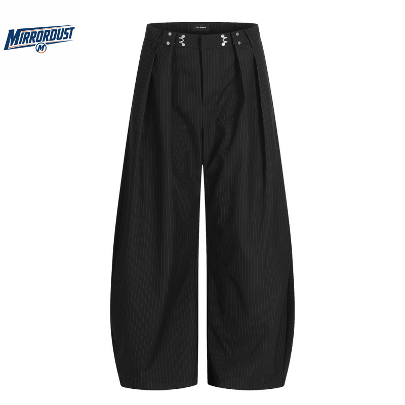 กางเกงขายาวทรงหลวมลายทางสำหรับ - Tailored Trouser Wide บทวิจารณ์และราคา