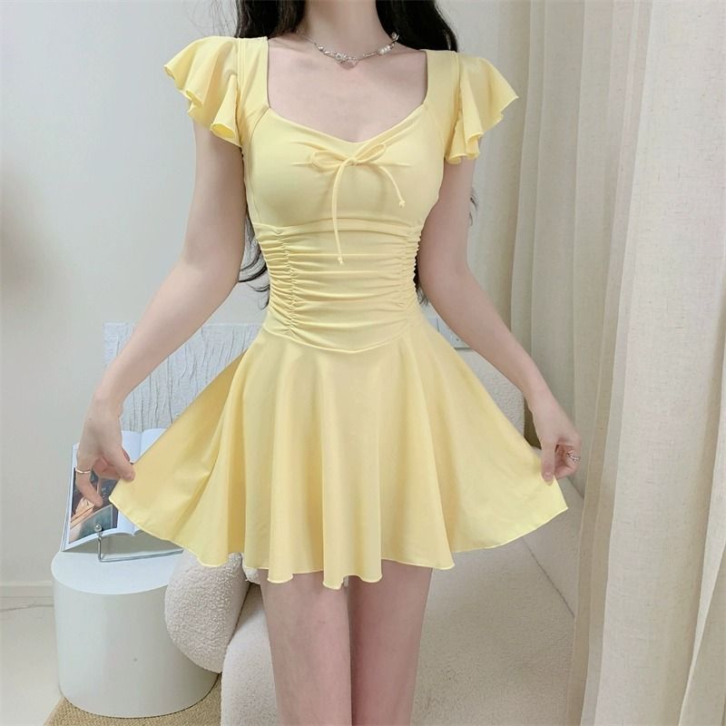 ชุดว่ายน้ำผู้หญิงแบบกระโปรงแขน - Womens Suit บทวิจารณ์และราคา