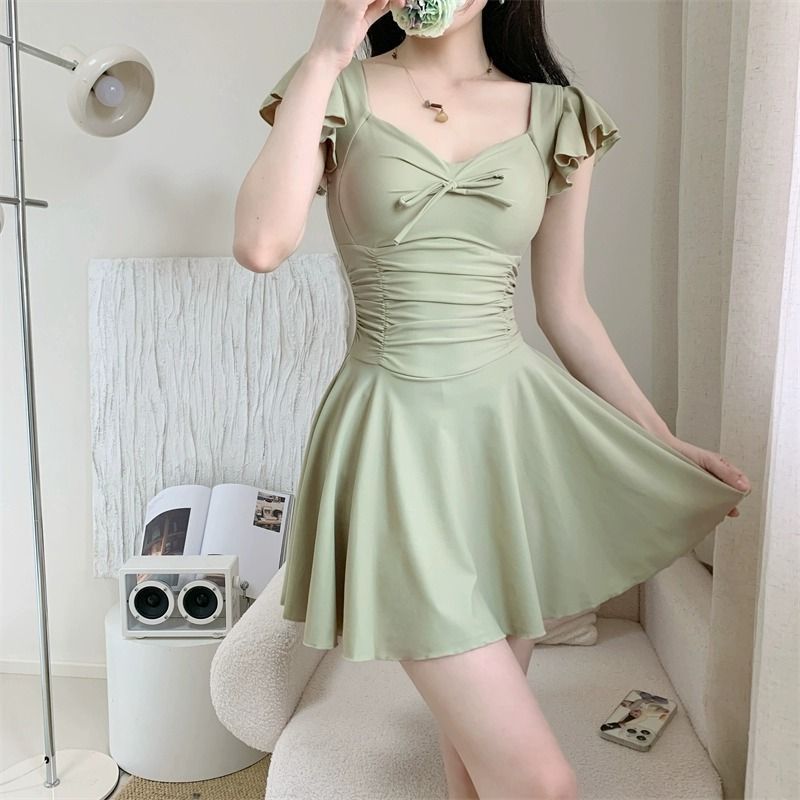 ชุดว่ายน้ำผู้หญิงแบบกระโปรงแขน - Womens Suit บทวิจารณ์และราคา